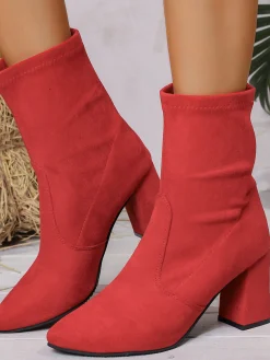 Autumn Suede Fashion Boots
