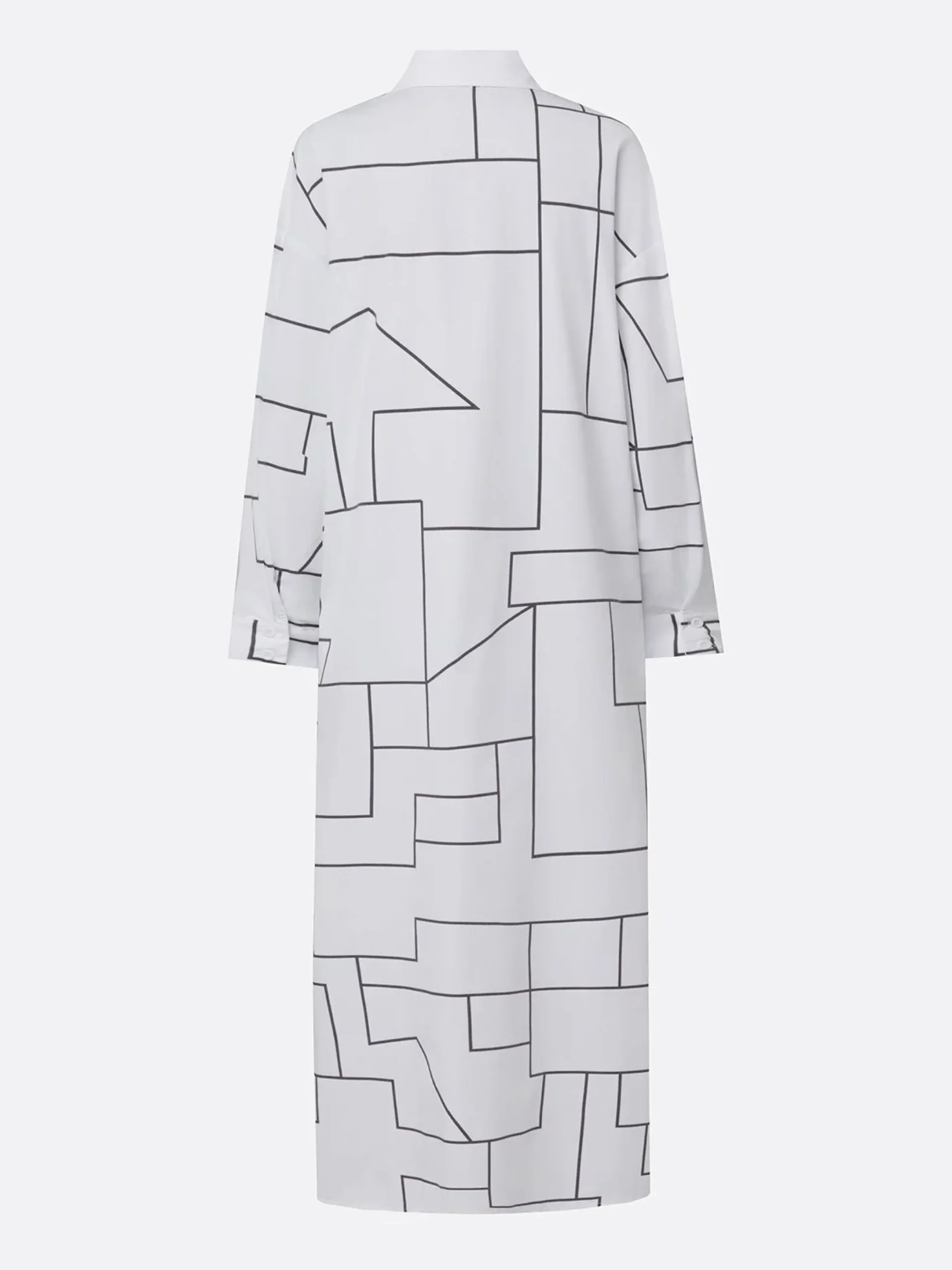 Casual Abstract Graphic Printing Shirt Collar Shirt