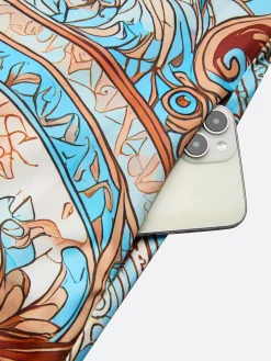 Casual Abstract Print Relaxed Maxi Shirt Dress