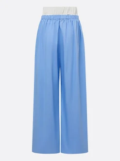 Casual Color Block Straight Pants
