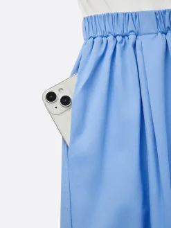 Casual Color Block Straight Pants