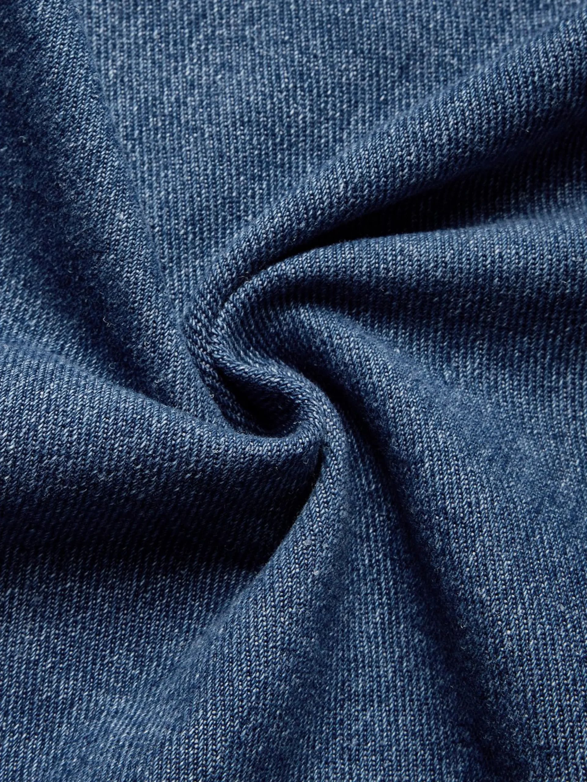 Casual Distressing Cloak Denim Coat