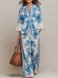 Casual Floral Printing Shirt