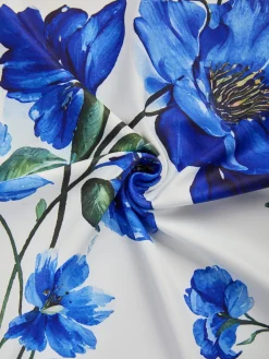 Casual Floral Slim Fit Short Sleeve Tee