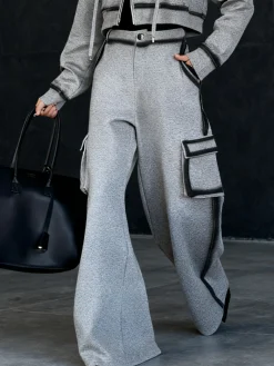 Casual Gradient Pattern Cargo Pants Sweatpants & Joggers