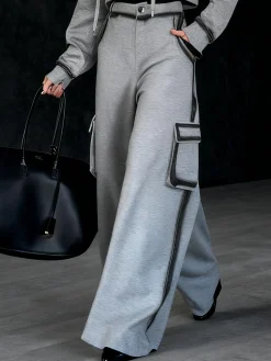 Casual Gradient Pattern Cargo Pants Sweatpants & Joggers