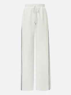Casual High Waist Wide Leg Pants Color Block H-Line Daily Trousers
