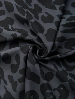 Casual Leopard Printing Shawl Collar Blouse