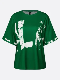 Casual Letter Print Tailored Short Sleeve Tee