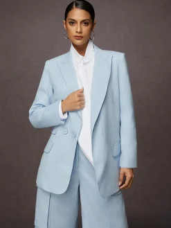 Casual Linen Plain Lapel Collar Blazer