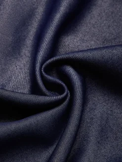 Casual Plain Shirt Collar Soft Tencel Denim Shirt