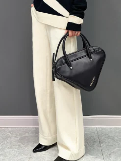 Casual Plain Straight Sweater Pants
