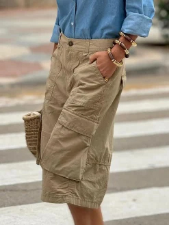 Casual Pockets Cargo Pants