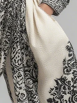 Casual Printed Asymmetrical Off-Shoulder Jumpsuit
