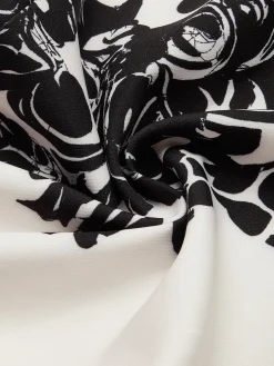 Casual Printed Asymmetrical Off-Shoulder Jumpsuit