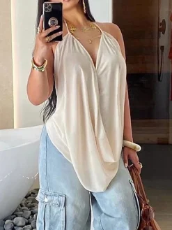 Casual Sheer Flowy Spaghetti Strap Camisole