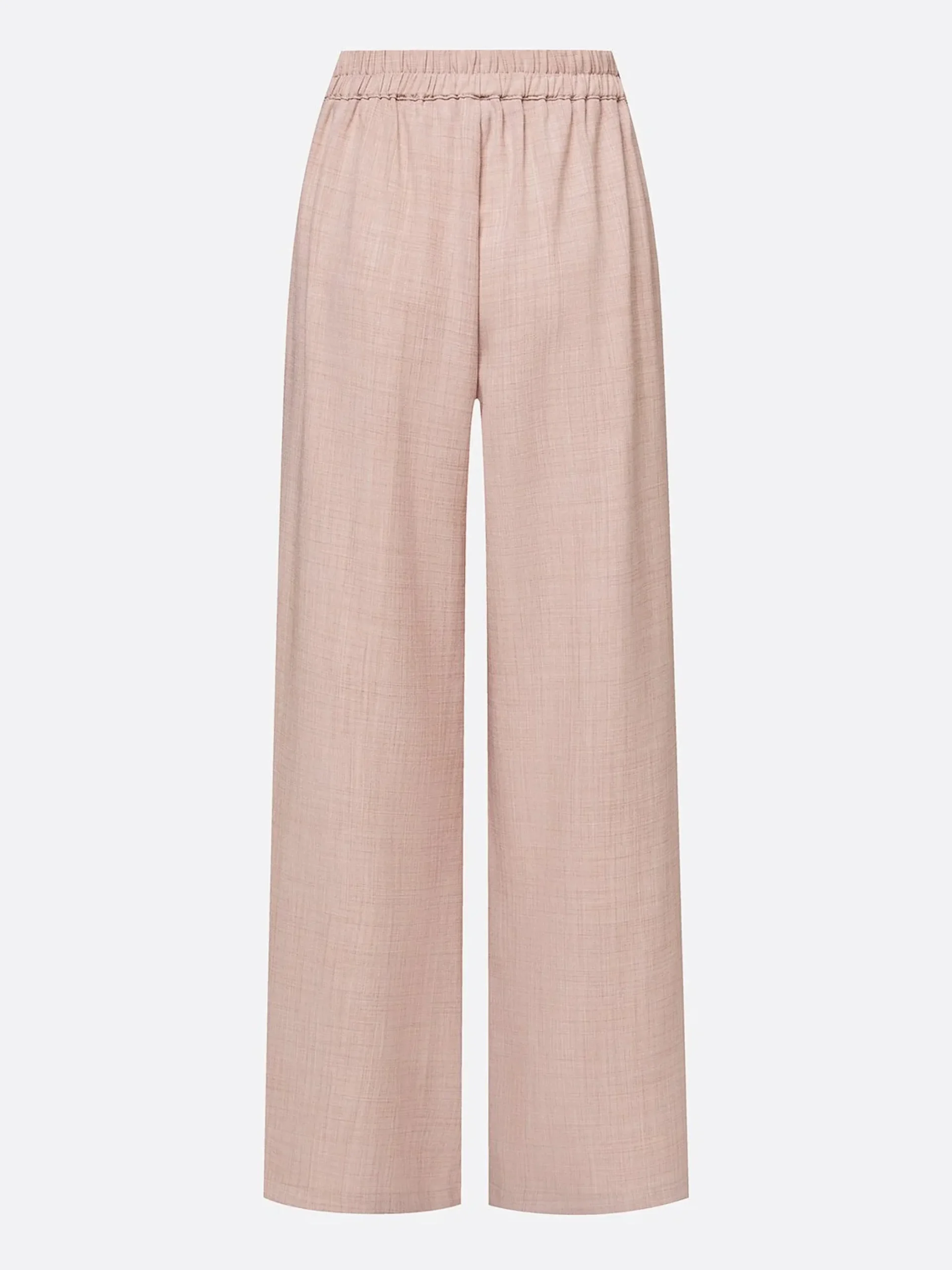 Casual Solid H-Line Straight Leg Pants
