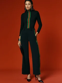 Color Block Urban Pocket Fashion Pants
