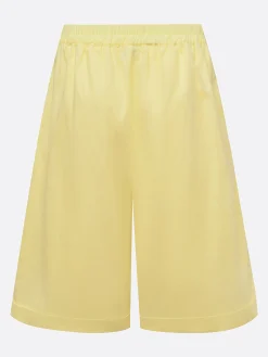 Cotton And Linen Casual Plain Straight Shorts