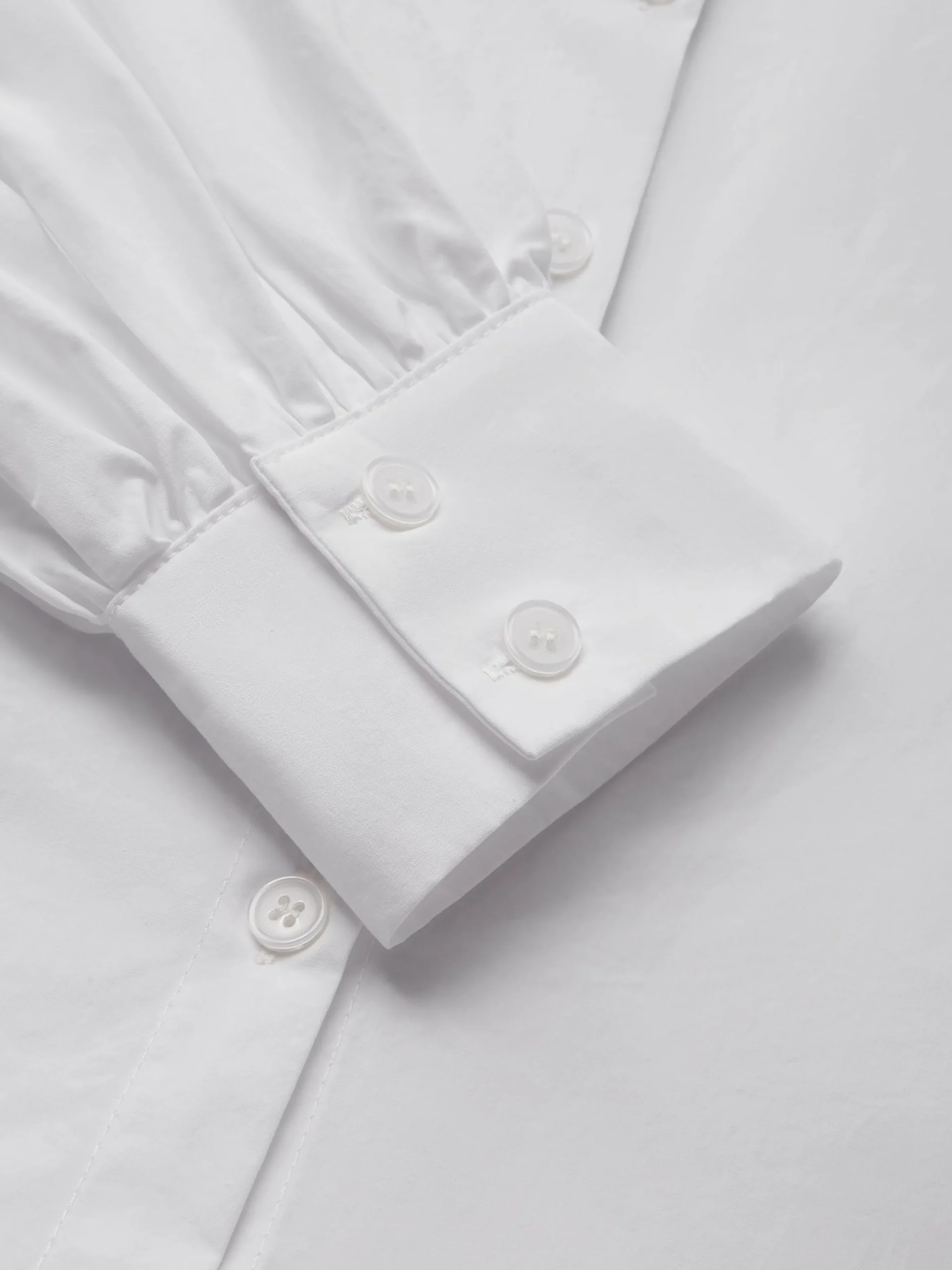 Cotton Urban Plain Buttoned Shirt With Tie