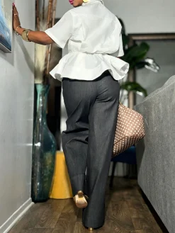 Cotton Urban Plain Shirt Collar Shirt