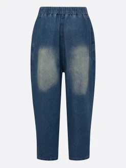 Denim Buttoned Casual Jeans