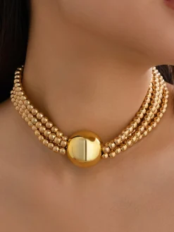 Elegant Beaded Multi-layer Necklace