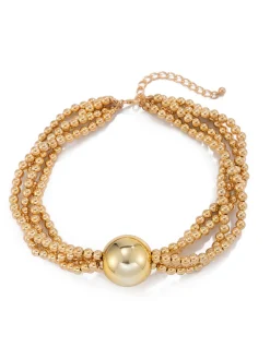 Elegant Beaded Multi-layer Necklace