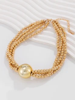 Elegant Beaded Multi-layer Necklace