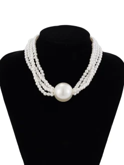 Elegant Beaded Multi-layer Necklace