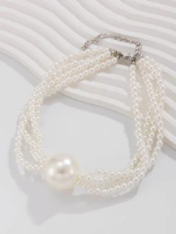 Elegant Beaded Multi-layer Necklace