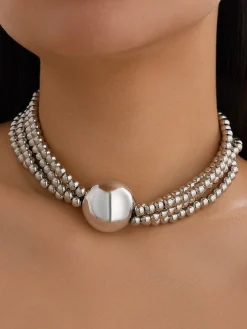Elegant Beaded Multi-layer Necklace