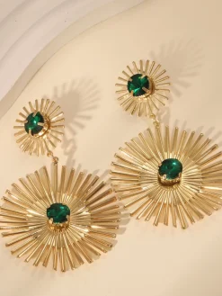 Elegant Color Block Earrings