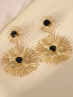 Elegant Color Block Earrings