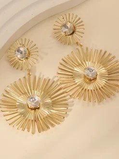 Elegant Color Block Earrings