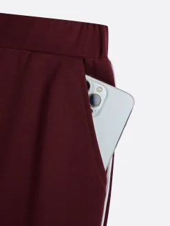 Elegant Color Block Straight Pants