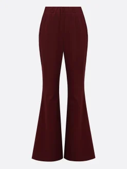 Elegant Color Block Straight Pants