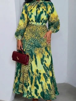 Elegant Leopard Printing Blouse