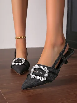 Elegant Plain Lace Up Shoes