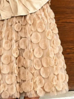 Elegant Plain Midi Skirt