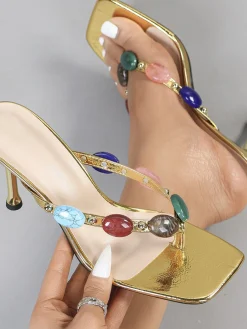 Elegant Plain Summer Wedge Sandal
