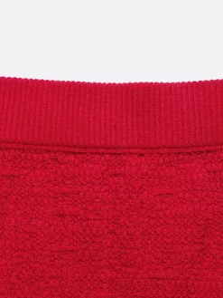 Elegant Plain Sweater Midi Skirt