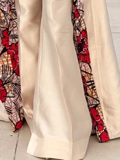 Elegant Plain Wide Leg Pants