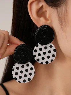 Elegant Polka Dots Dangle