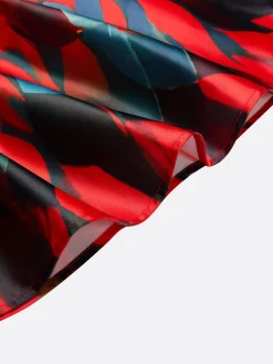 Elegant Printing Random Print Midi Skirt