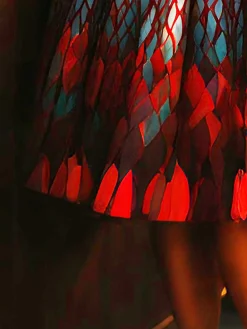 Elegant Printing Random Print Midi Skirt