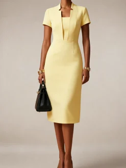 Elegant Regular Sleeve Others Dress With No