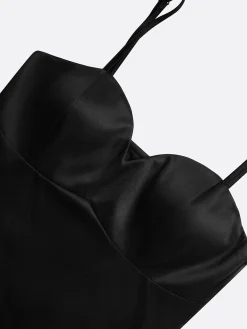 Elegant Turtleneck Long Sleeve Blouse Plain Regular Fit Party Top