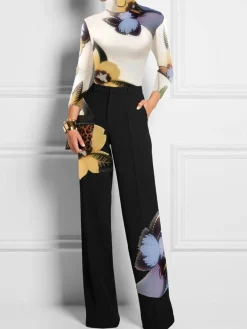 Floral Urban Fashion Pants