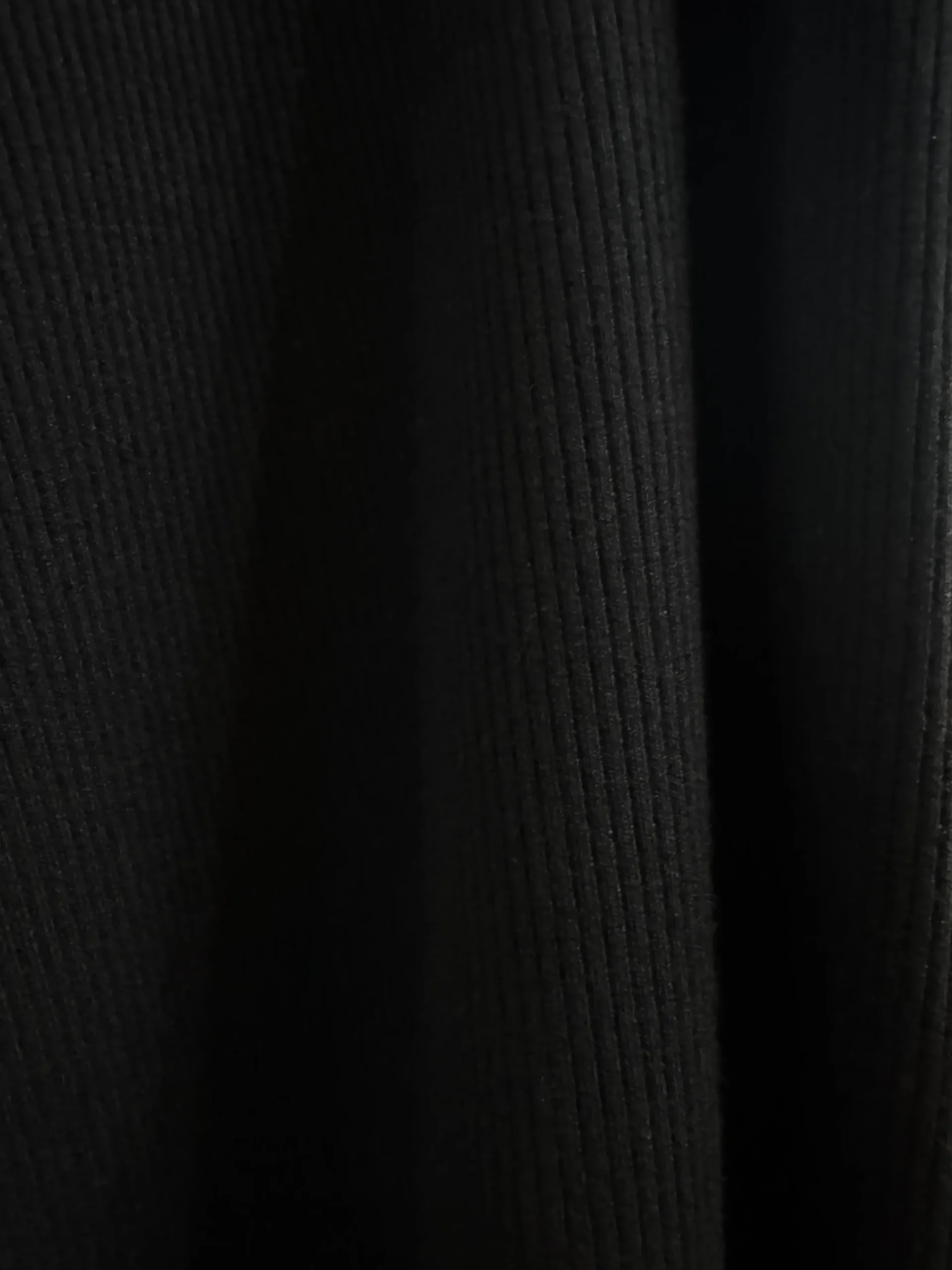 Jersey Urban Plain Zipper Turtleneck T-shirt